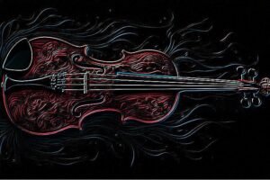 Image of Musical Instrument – Artistic Drawing – Item: 48786