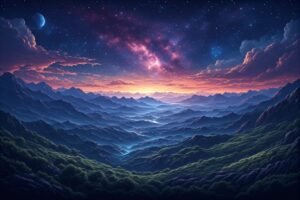 Image of Supernatural Landscape – Artistic Drawing – Item: 44754