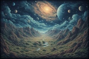 Image of Supernatural Landscape – Artistic Drawing – Item: 47722
