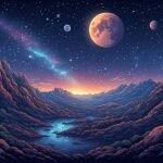 Image of Supernatural Landscape – Artistic Drawing – Item: