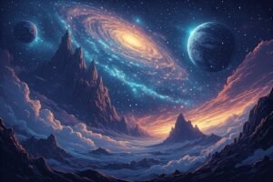 Image of Supernatural Landscape – Artistic Drawing – Item: 47729