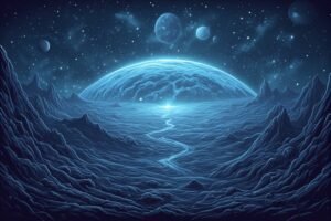 Image of Supernatural Landscape – Artistic Drawing – Item: 44740