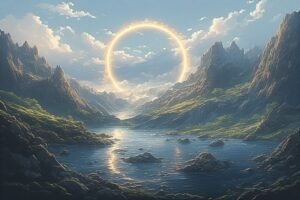 Image of Supernatural Landscape – Artistic Drawing – Item: 47738