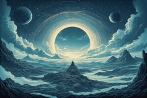 Image of Supernatural Landscape – Artistic Drawing – Item: 44735