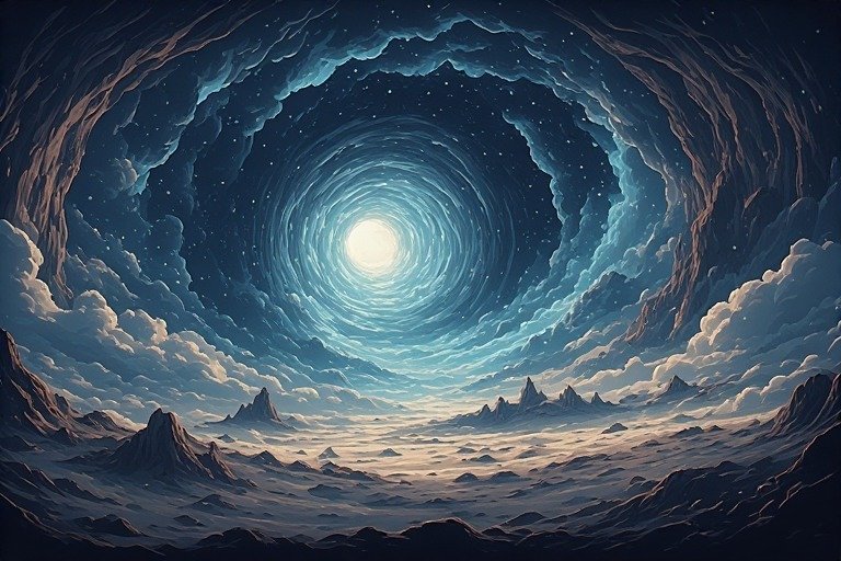 From the Supernatural Landscape – Artistic Drawing – Item: 47755 Image of Supernatural Landscape – Artistic Drawing – Item: 47755