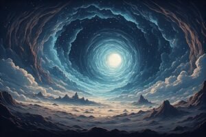 Image of Supernatural Landscape – Artistic Drawing – Item: 44719