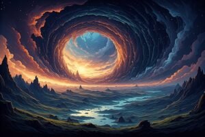 Image of Supernatural Landscape – Artistic Drawing – Item: 47760