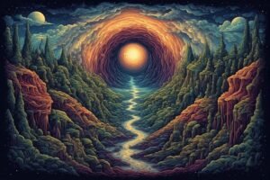 Image of Supernatural Landscape – Artistic Drawing – Item: 44712
