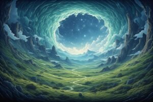 Image of Supernatural Landscape – Artistic Drawing – Item: 45166