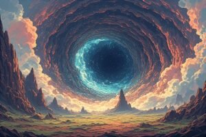 Image of Supernatural Landscape – Artistic Drawing – Item: