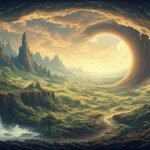From the Supernatural Landscape – Artistic Drawing – Item: Image of Supernatural Landscape – Artistic Drawing – Item: