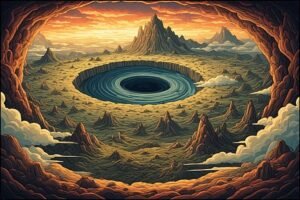 Image of Supernatural Landscape – Artistic Drawing – Item: