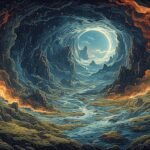 Image of Supernatural Landscape – Artistic Drawing – Item: 45152