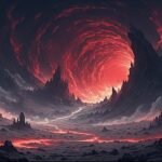 Image of Supernatural Landscape – Artistic Drawing – Item: 47784