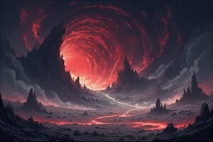 Image of Supernatural Landscape – Artistic Drawing – Item: 45146