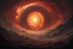 Image of Supernatural Landscape – Artistic Drawing – Item: 47785
