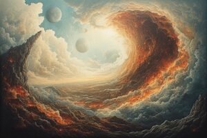Image of Supernatural Landscape – Artistic Drawing – Item: 47790
