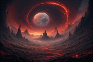 Image of Supernatural Landscape – Artistic Drawing – Item: 47796
