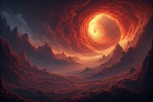 Image of Supernatural Landscape – Artistic Drawing – Item: 47798
