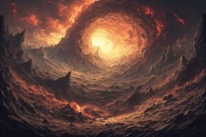 Image of Supernatural Landscape – Artistic Drawing – Item: 47800