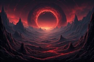 Image of Supernatural Landscape – Artistic Drawing – Item: 47801