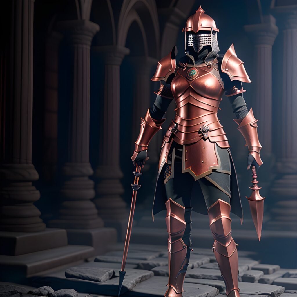 Image of Medieval Armour Girl 4