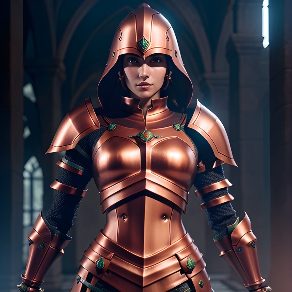 Image of Medieval Armour Girl 5