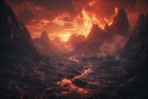 Image of Supernatural Landscape – Artistic Drawing – Item: 56275