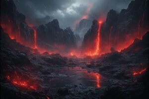 Image of Supernatural Landscape – Artistic Drawing – Item: 56258