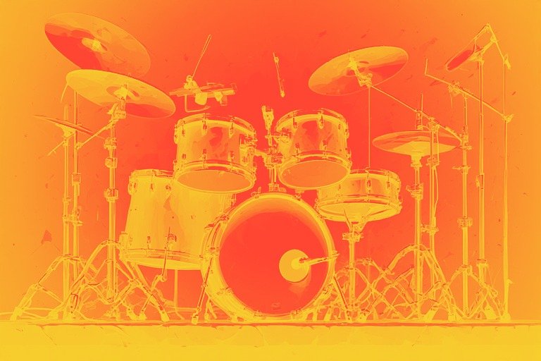 Image of Musical Instrument – Artistic Drawing – Item: 53422