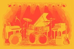 Image of Musical Instrument – Artistic Drawing – Item: 53364