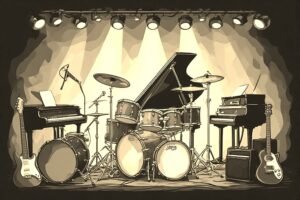 Image of Musical Instrument – Artistic Drawing – Item: 54034