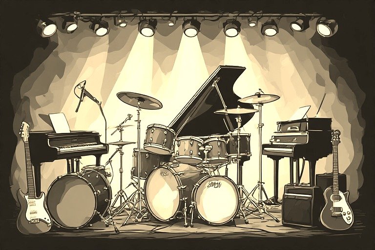 From the Musical Instrument – Artistic Drawing – Item: 54034 Image of Musical Instrument – Artistic Drawing – Item: 54034