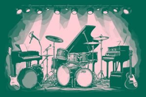 Image of Musical Instrument – Artistic Drawing – Item: 53027
