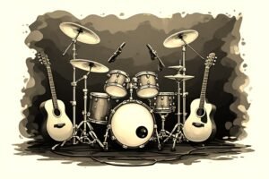 Image of Musical Instrument – Artistic Drawing – Item: 54039