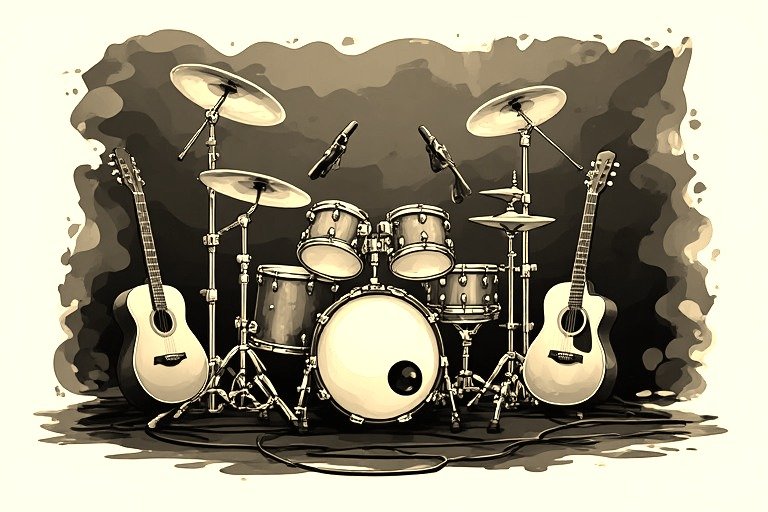 From the Musical Instrument – Artistic Drawing – Item: 54039 Image of Musical Instrument – Artistic Drawing – Item: 54039