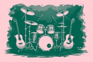 Image of Musical Instrument – Artistic Drawing – Item: 53032