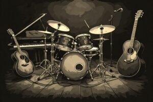 Image of Musical Instrument – Artistic Drawing – Item: 54043
