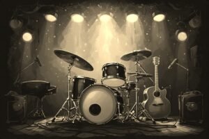 Image of Musical Instrument – Artistic Drawing – Item: 54044