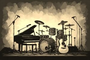 Image of Musical Instrument – Artistic Drawing – Item: 54045