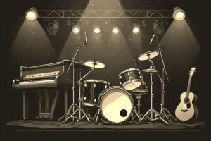 Image of Musical Instrument – Artistic Drawing – Item: 54054
