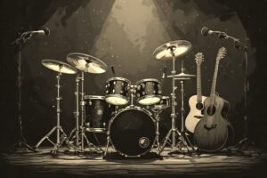 Image of Musical Instrument – Artistic Drawing – Item: 54055