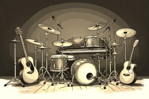 Image of Musical Instrument – Artistic Drawing – Item: 54061