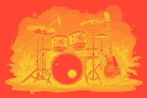 Image of Musical Instrument – Artistic Drawing – Item: 53392