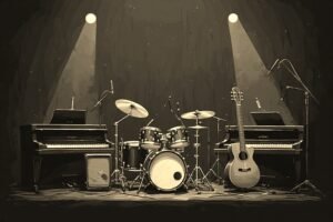 Image of Musical Instrument – Artistic Drawing – Item: 54065