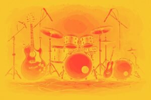Image of Musical Instrument – Artistic Drawing – Item: 53396