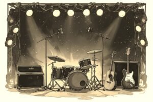 Image of Musical Instrument – Artistic Drawing – Item: 54075