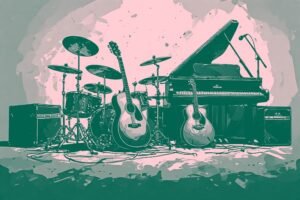 Image of Musical Instrument – Artistic Drawing – Item: 53066