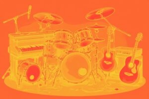 Image of Musical Instrument – Artistic Drawing – Item: 53468