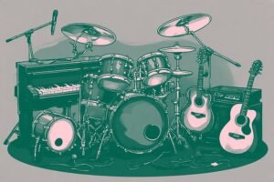 Image of Musical Instrument – Artistic Drawing – Item: 53075